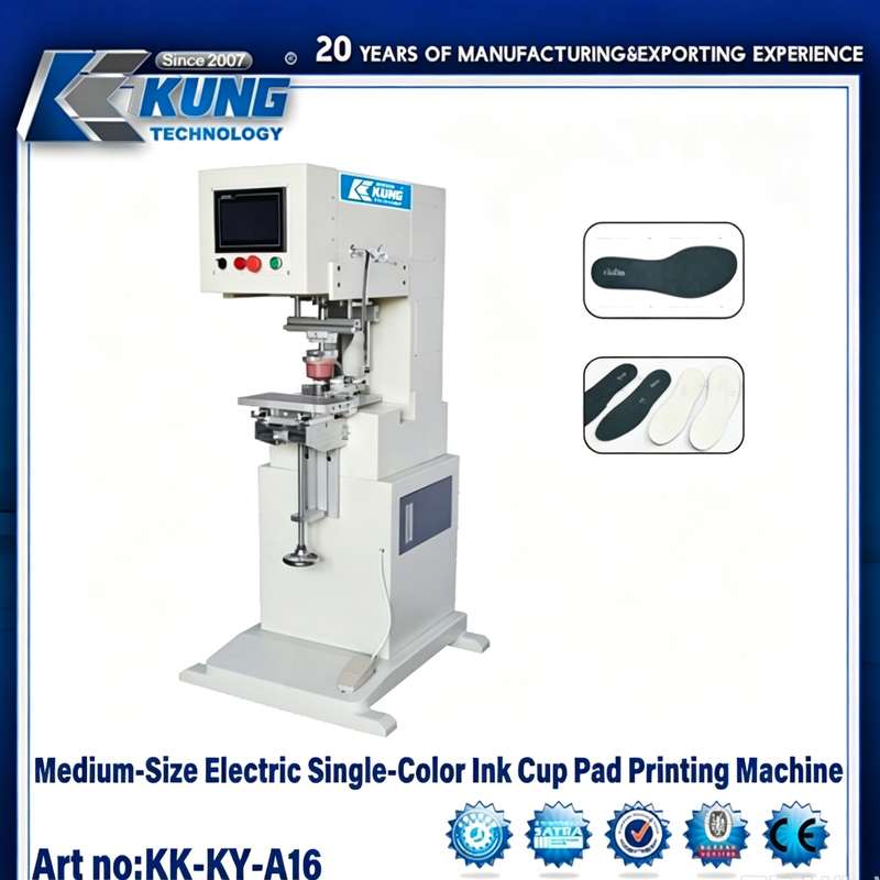 KYD-P1-B90 Medium-Size Electric Single-Color Ink Cup Pad Printing Machine