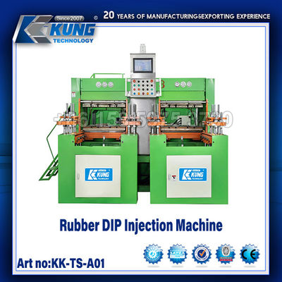 2 Stationen Schuhmachmaschine Kautschuk DIP Schuhspritze Maschine