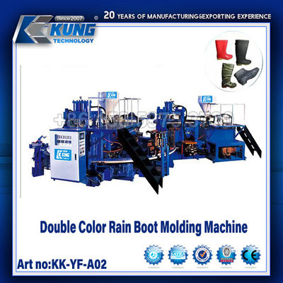 Einfarbige und doppelfarbige Regenstiefelformmaschine PVC / TPU-Injektionsmaschine