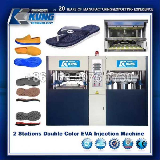 Doppelte Farbe EVA Foaming/Pressmaschine