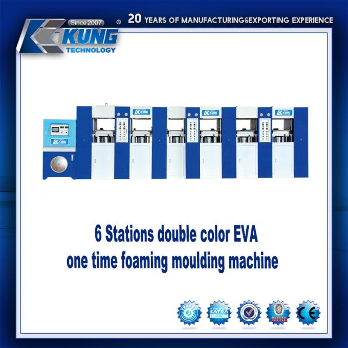Maschine zwei Stations-doppelte Farb-EVA Foamings /Pressing