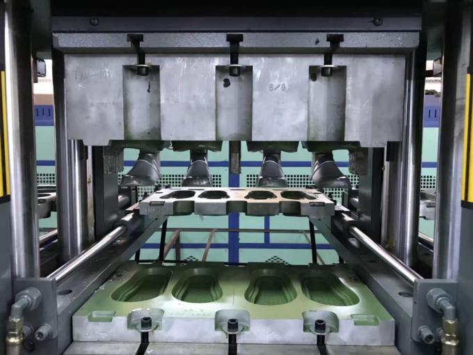 Zwei Stations-doppelte Farbe EVA Foaming Machine Shoe Machine