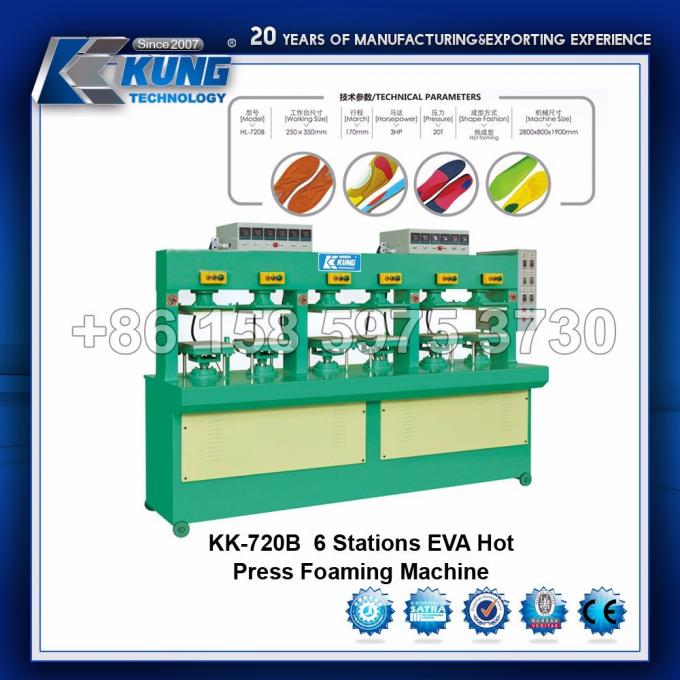 Antiverschleiß-EVA Insole Molding Machine, ätzende einzige heiße Presse-Antimaschine 0