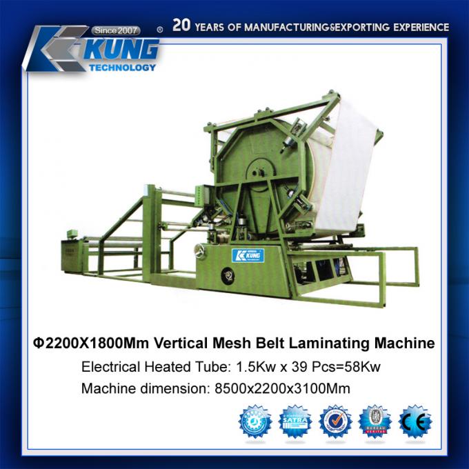 Meistverkaufter Mesh Belt Lamination Machine für materielles Mittel
