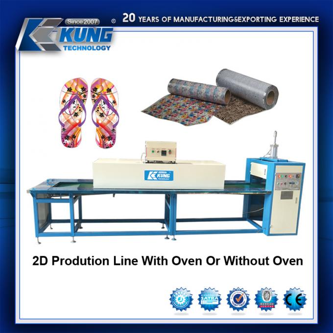 2D Film-Transferdruck-Maschinen-Fertigungsstraße 1.5m/1.85m/4.5m