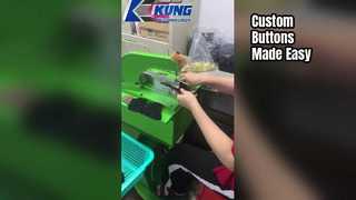 Buttonmaschine für individuelle Pins